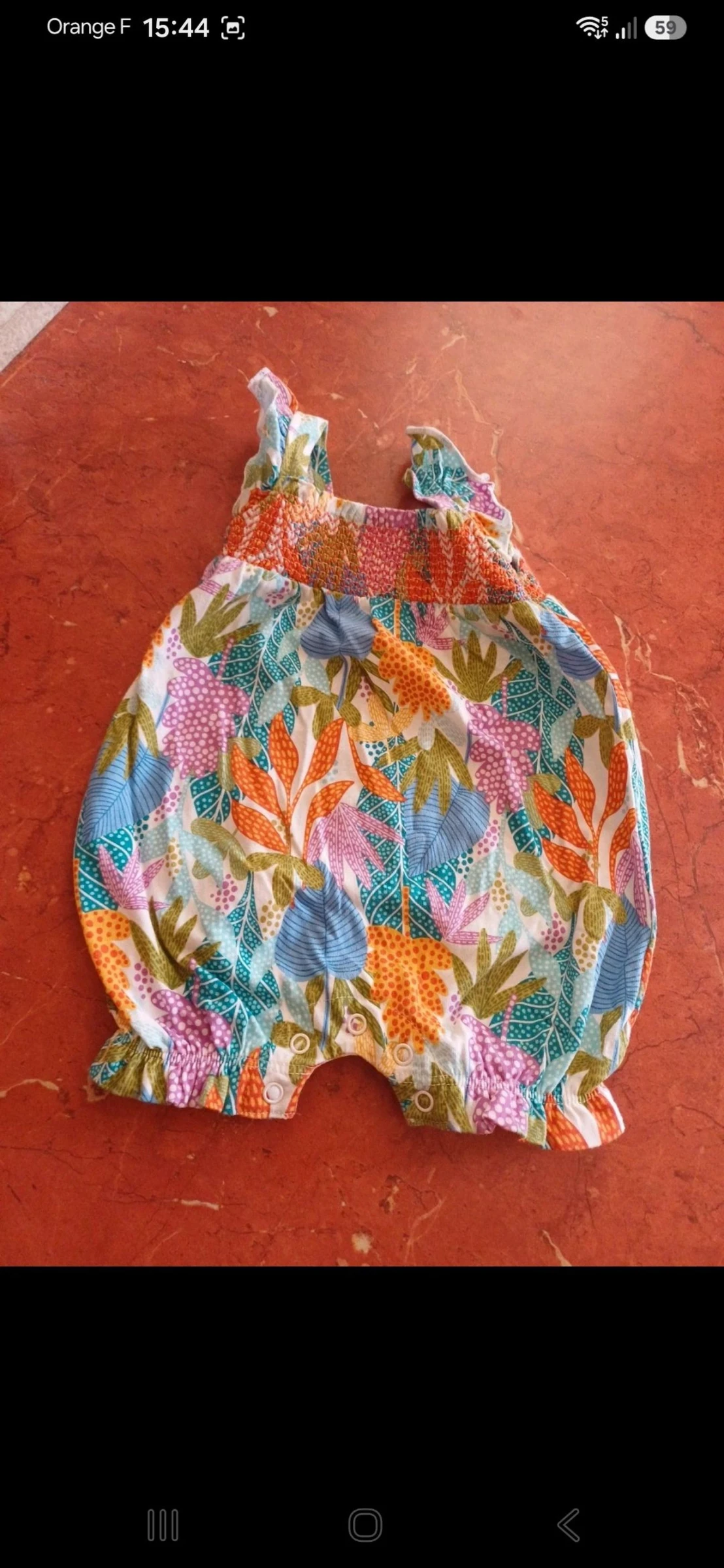 Combinaison d été bébé taille 3 mois
